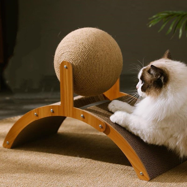 Ferris Wheel Vertical Cat Scratching Board Wear-resistant Non-flaking