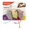 SmartyKat (3 Count) Skitter Critters Catnip Cat Toys - Gray/Cream, 3 Count - Image 6