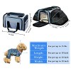 Cat Dog Carrier - Airline Approved Expandable Soft-Sided Pet Carrier with Removable Fleece Pad and Pockets, for Cats/Puppy and Small Animals Large(2 side expandable) - Image 2