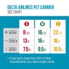 Sherpa Delta Airlines Travel Pet Carrier, Airline Approved & Guaranteed On Board - Black, Medium - Image 5